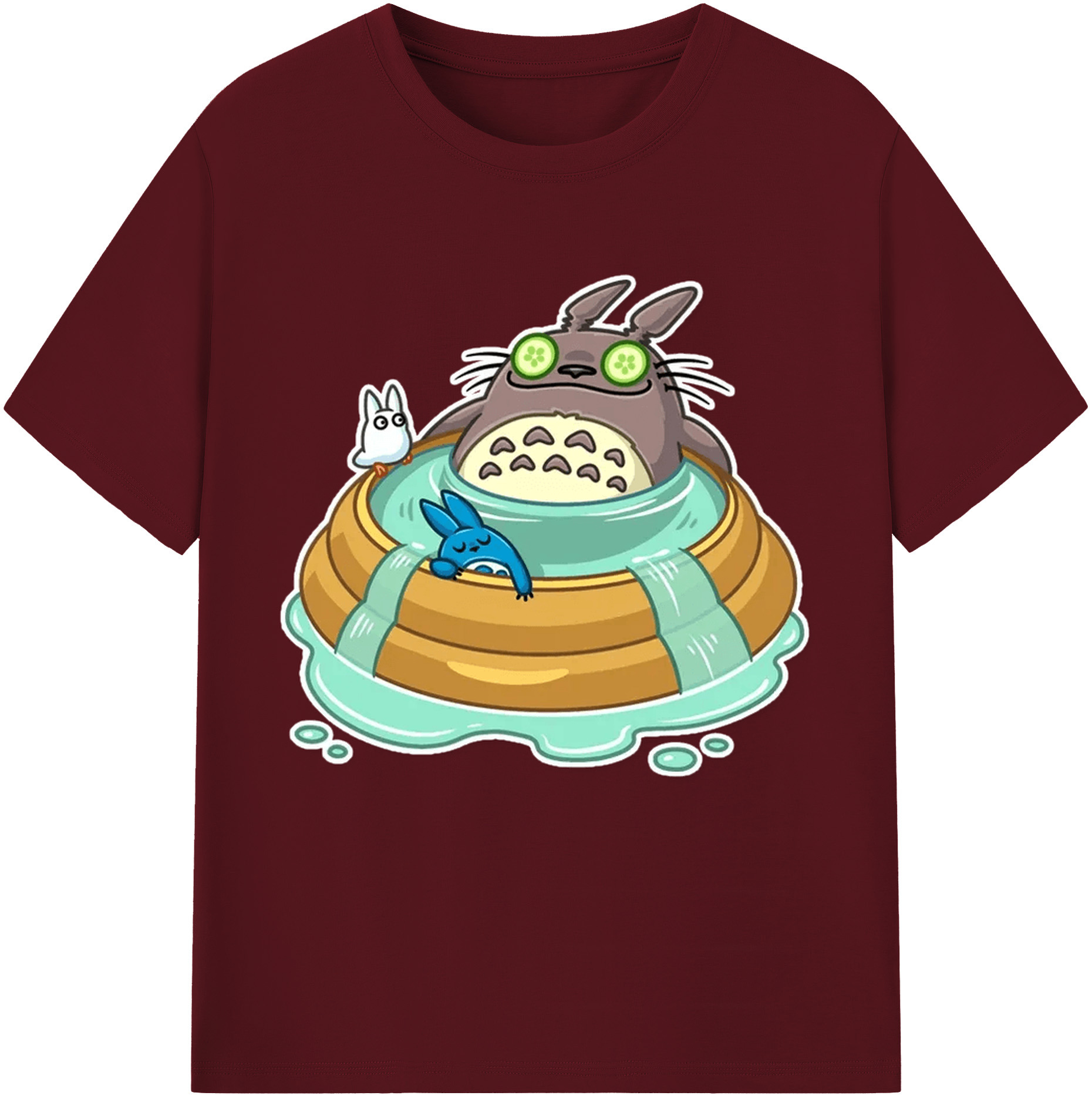 （画像用） となりのトトロ 草壁メイ 草壁サツキ My Neighbor Totoro Satsuki Kusakabe Mei Kusakabe 綿100％半袖Tシャツ（フロントプリント）